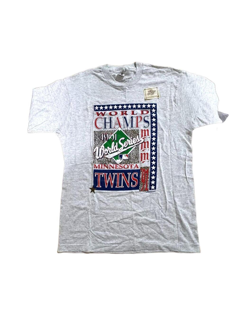 Deadstock 1991 Minnesota Twins World Series Champs Vintage T-Shirt